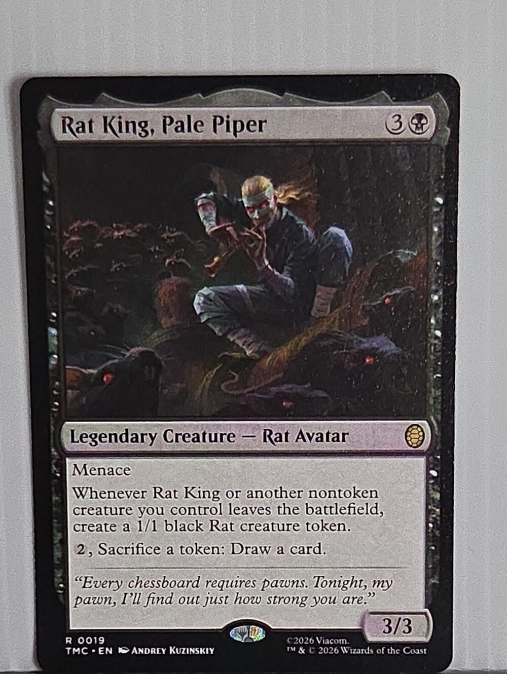 Rat King, Pale Piper Commander: Teenage Mutant Ninja Turtles Regular
